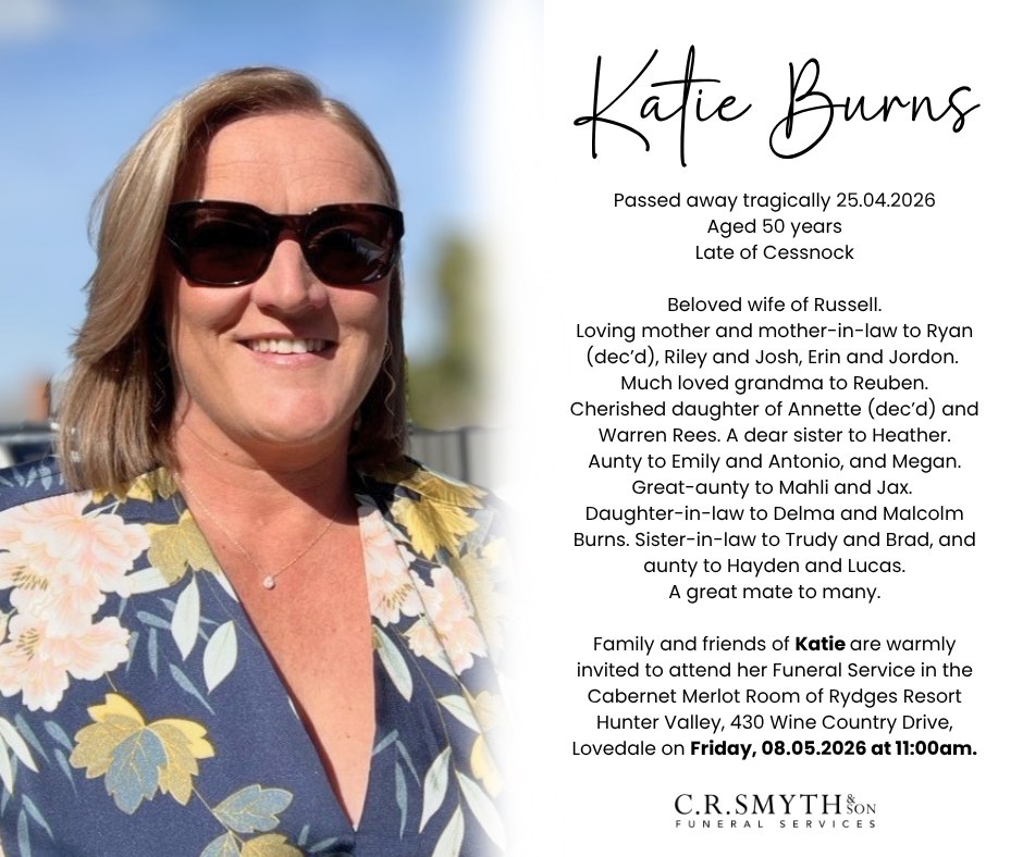Katie Burns Obituary, Cessnock, NSW Death - In Loving Memory Of A Beloved Resident
